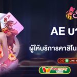 ae บาคาร่า ผู้ให้บริการคาสิโนออนไลน์ครบวงจร